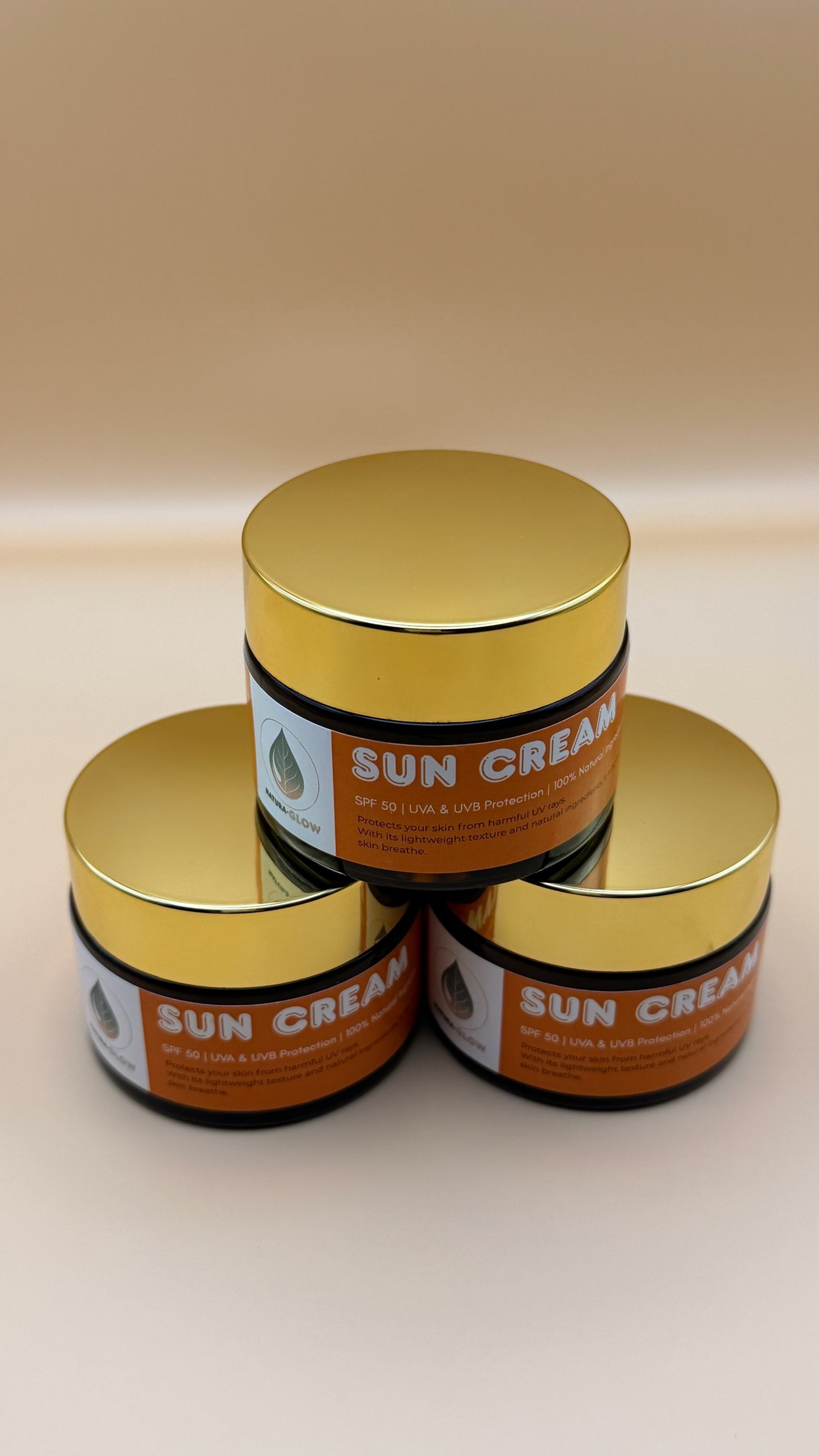 Natuurlijk zon crème