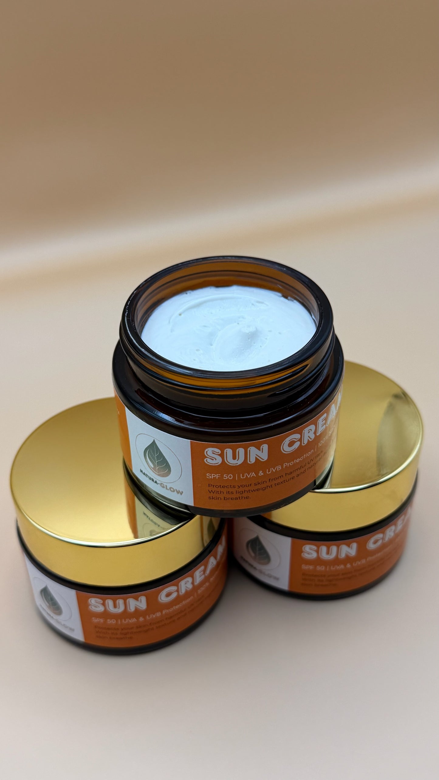 Natuurlijk zon crème