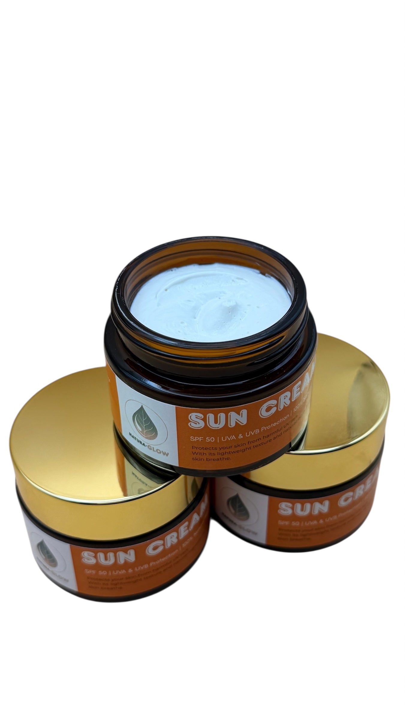 Natuurlijk zon crème