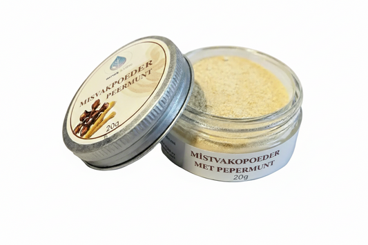Misvakpoeder met pepermunt