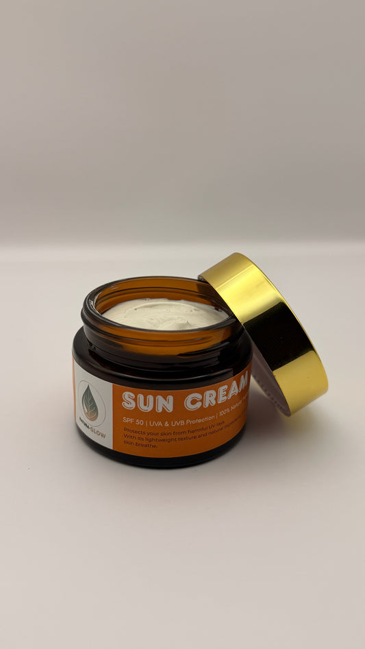 Natuurlijk zon crème